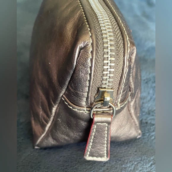 Cavalcanti metallic leather make up bag - Picture 2 of 9